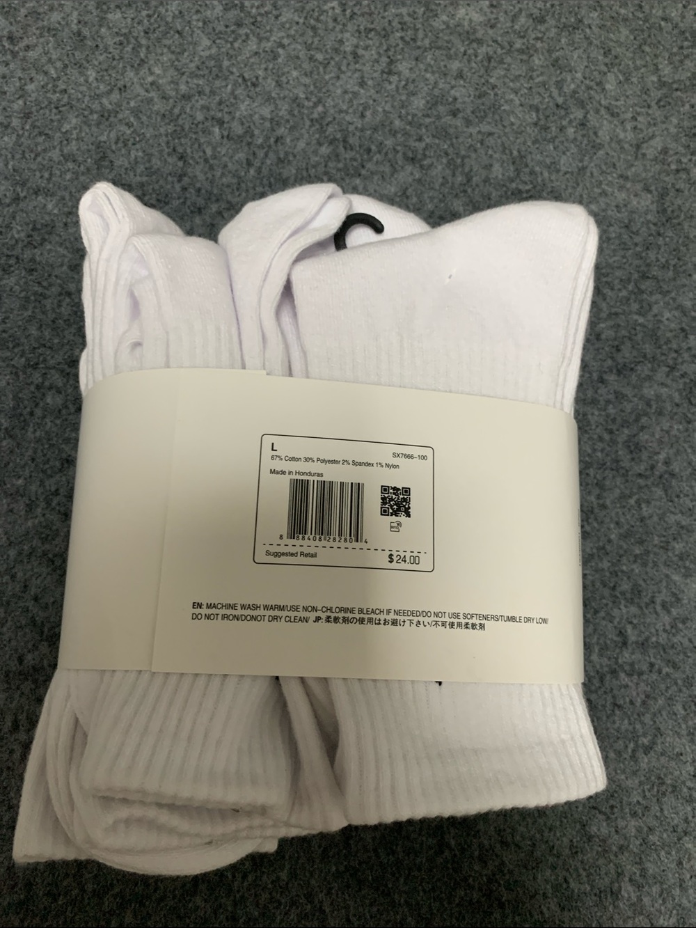 Nike Everyday Crew Socks - White (6 Pack) perfect - Picture 4 of 5